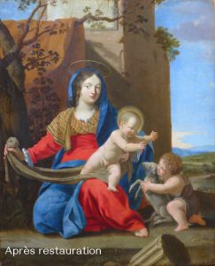 Tableau après restauration