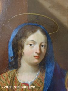 détail après restauration