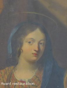 Détail avant restauration