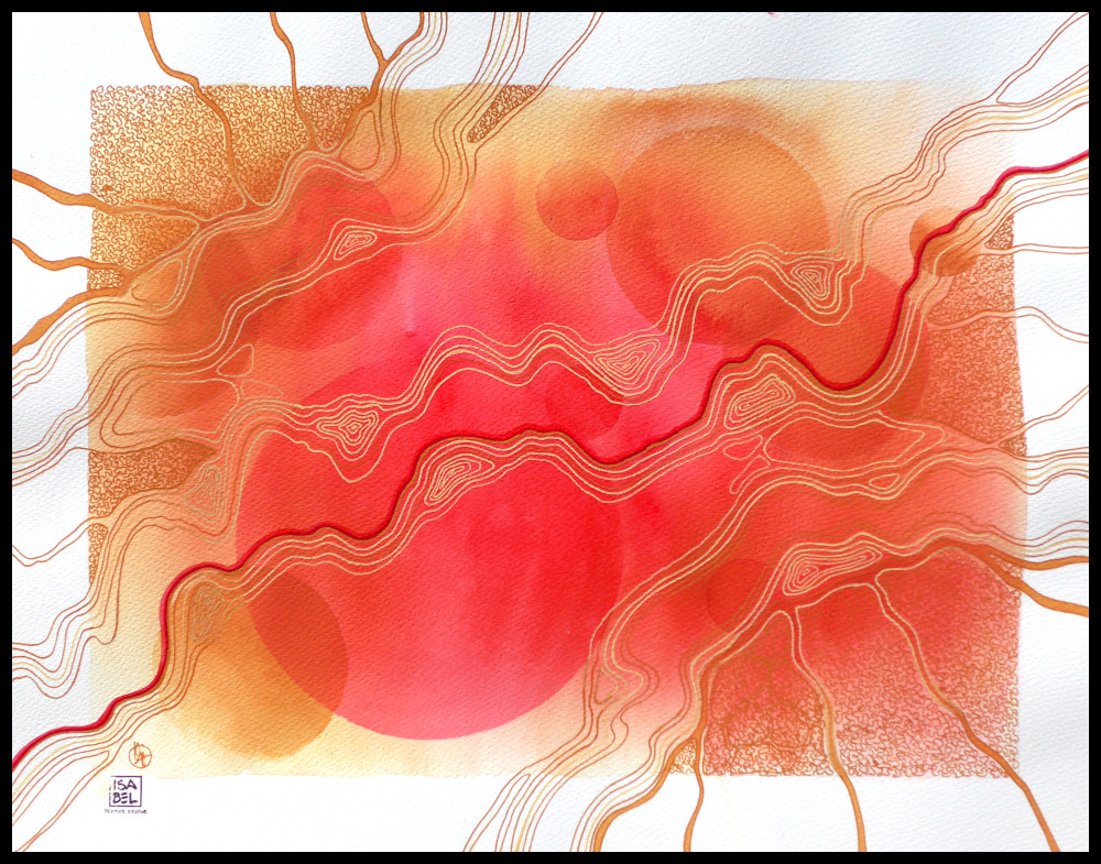 Peinture intuitive isabelle Guigou
