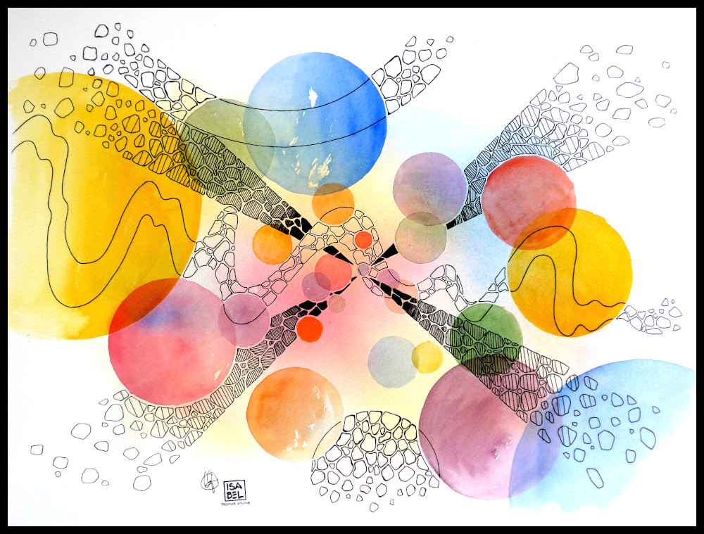 Peinture intuitive Isabelle Guigou